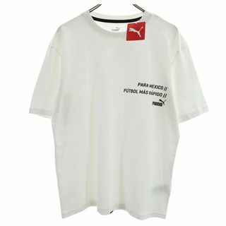 プーマ サッカー 半袖 Tシャツ M ホワイト PUMA メンズ