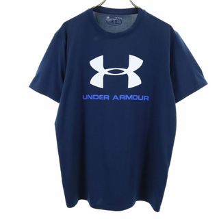 UNDER ARMOUR - アンダーアーマー トレーニング 半袖 UAテック Tシャツ XL ネイビー UNDER ARMOUR メンズ