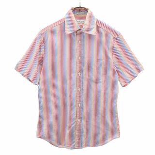 ポールスミス(Paul Smith)のポールスミス 日本製 ストライプ 半袖 シャツ M Paul Smith メンズ(シャツ)