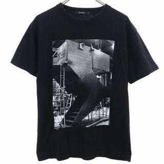 ラブレス(LOVELESS)のラブレス プリント 半袖 Tシャツ M ブラック LOVELESS メンズ(Tシャツ/カットソー(半袖/袖なし))