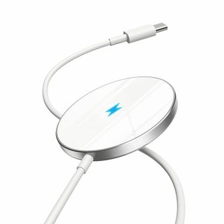 NANAMI マグネット式 ワイヤレス充電器 10W出力 USB Type-C(バッテリー/充電器)