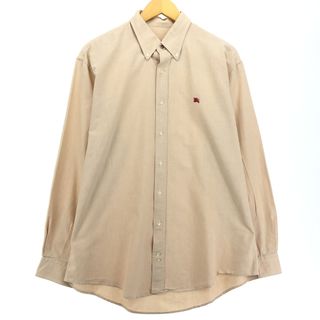 バーバリー(BURBERRY)の古着 バーバリー Burberry's BURBERRY LONDON 長袖 ボタンダウンシャツ メンズXL /eaa454233(シャツ)