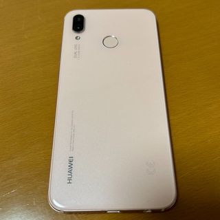 ファーウェイ(HUAWEI)のHUAWEI P20 lite 32GB サクラピンク SIMフリー(スマートフォン本体)