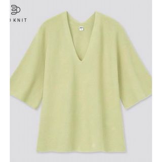 ユニクロ(UNIQLO)のUNIQLO ユニクロ  3Dコットンニット　Lサイズ(ニット/セーター)