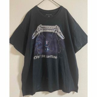 ワンオク taka 着用 metallica メタリカTシャツ 電気椅子 黒(Tシャツ/カットソー(半袖/袖なし))