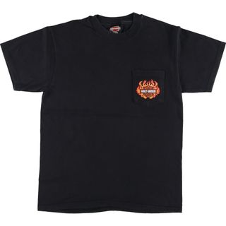 ハーレーダビッドソン(Harley Davidson)の古着 90年代 ハーレーダビッドソン Harley-Davidson モーターサイクル バイクTシャツ USA製 メンズM ヴィンテージ /eaa454509(Tシャツ/カットソー(半袖/袖なし))