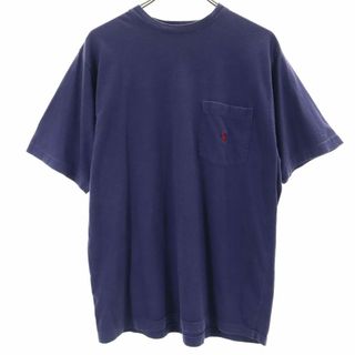 ポロバイラルフローレン 半袖 Tシャツ L ネイビー Polo by Ralph Lauren メンズ(Tシャツ/カットソー(半袖/袖なし))