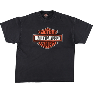 ハーレーダビッドソン(Harley Davidson)の古着 00年代 ハーレーダビッドソン Harley-Davidson モーターサイクル バイクTシャツ USA製 メンズXL /eaa454502(Tシャツ/カットソー(半袖/袖なし))