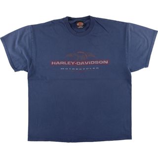 ハーレーダビッドソン(Harley Davidson)の古着 90年代~ ハーレーダビッドソン Harley-Davidson モーターサイクル バイクTシャツ USA製 メンズXL ヴィンテージ /eaa454503(Tシャツ/カットソー(半袖/袖なし))