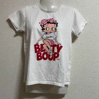 ベティブープ(Betty Boop)のトップス　子供服　白　ベティ　女の子　半袖　Tシャツ　140(Tシャツ/カットソー)