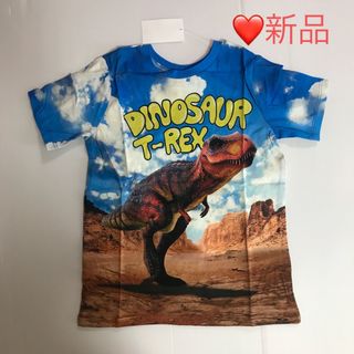 H&M - 新品★大人気！！恐竜全面プリント 半袖Tシャツ120-130cm H&M