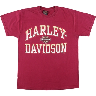 ハーレーダビッドソン(Harley Davidson)の古着 90年代 ハーレーダビッドソン Harley-Davidson モーターサイクル バイクTシャツ USA製 メンズL ヴィンテージ /eaa453379(Tシャツ/カットソー(半袖/袖なし))