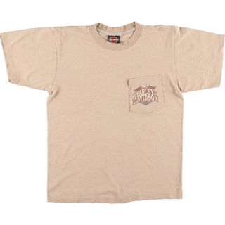 ハーレーダビッドソン(Harley Davidson)の古着 90年代 ハーレーダビッドソン Harley-Davidson モーターサイクル バイクTシャツ USA製 メンズM ヴィンテージ /eaa454172(Tシャツ/カットソー(半袖/袖なし))