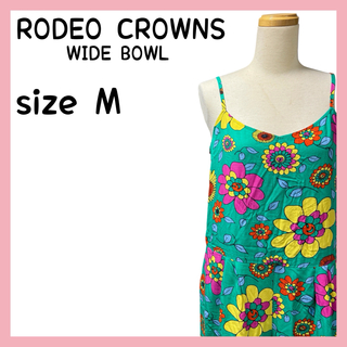 ロデオクラウンズワイドボウル(RODEO CROWNS WIDE BOWL)のRCWB 花柄サロペット(サロペット/オーバーオール)