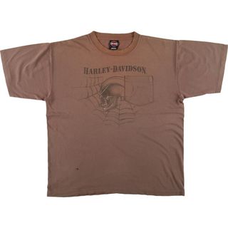 ハーレーダビッドソン(Harley Davidson)の古着 90年代 ハーレーダビッドソン Harley-Davidson モーターサイクル バイクTシャツ USA製 メンズXL ヴィンテージ /eaa453391(Tシャツ/カットソー(半袖/袖なし))