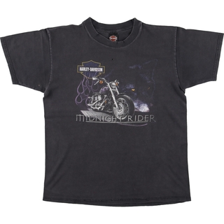 古着 90年代 ハーレーダビッドソン Harley-Davidson モーターサイクル バイクTシャツ USA製 メンズL ヴィンテージ /eaa453392