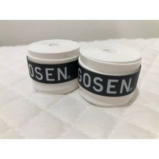 ゴーセン(GOSEN)のGOSEN グリップテープ 2個★迅速発送 白色 ゴーセン マイバチ✳︎色変更可(その他)