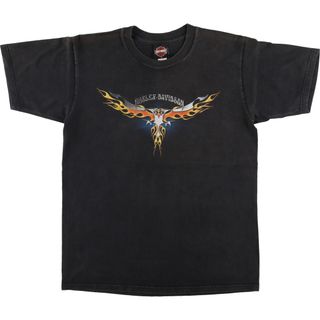 Harley Davidson - 古着 90年代 ハーレーダビッドソン Harley-Davidson モーターサイクル バイクTシャツ USA製 メンズL ヴィンテージ /eaa454168