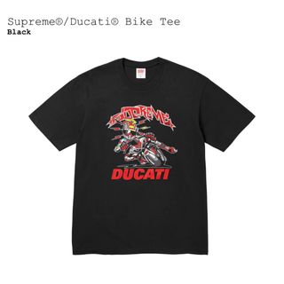 シュプリーム(Supreme)のSupreme Ducati® Bike Tee Black XL 新品(Tシャツ/カットソー(半袖/袖なし))