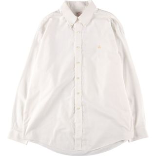 ブルックスブラザース(Brooks Brothers)の古着 ブルックスブラザーズ Brooks Brothers 346 長袖 ボタンダウンシャツ メンズXL /eaa454225(シャツ)