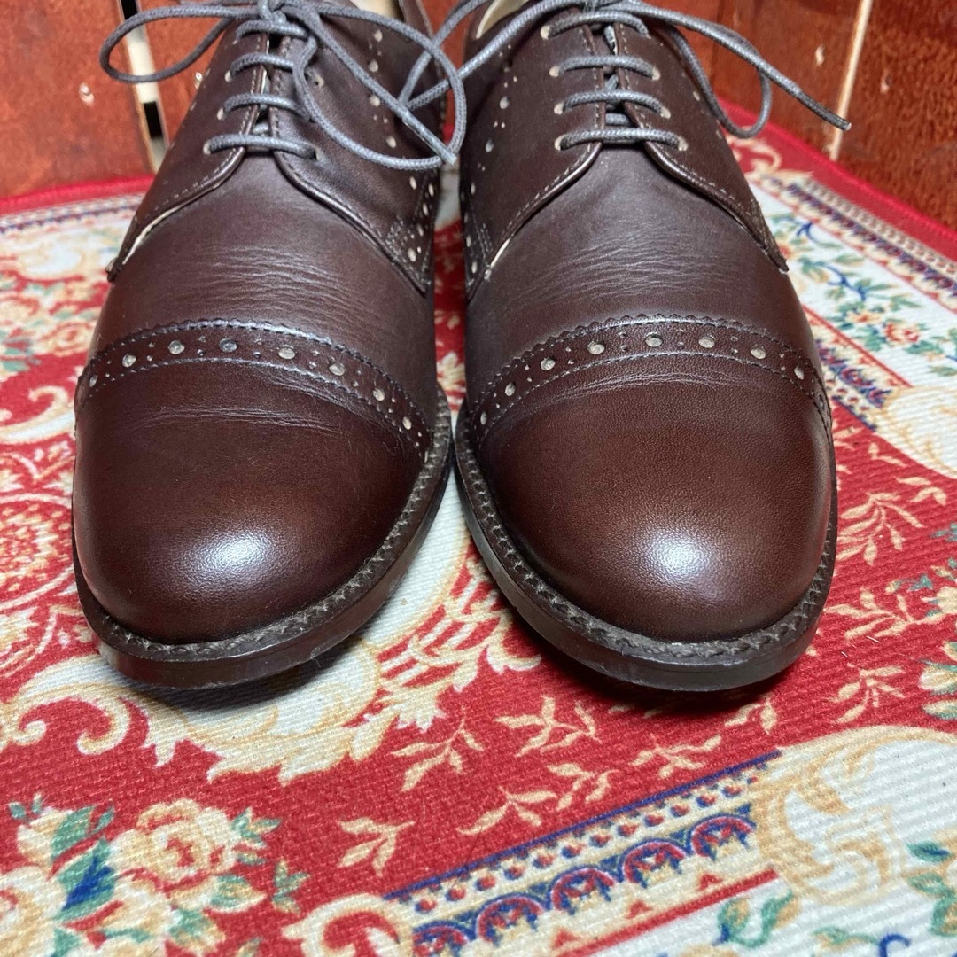 REGAL(リーガル)のREGAL リーガル　ドレスシューズ　ストレートチップ　ブラウン本革 レディースの靴/シューズ(ローファー/革靴)の商品写真