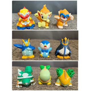 ポケモン(ポケモン)のポケモン 御三家 ナエトル ヒコザル ポッチャマ(ゲームキャラクター)