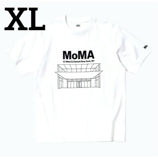 UNIQLO - 新品タグ付き　UNIQLO UT グラフィックTシャツ MoMA　ホワイト　XL