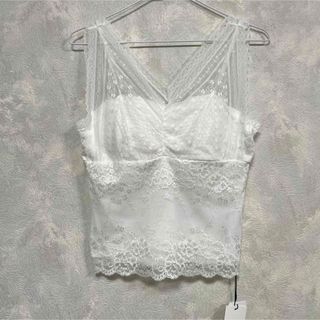 GRL - 【新品未使用】GRL グレイル ホワイト レース タンクトップ 白 M 可愛い