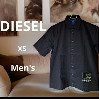 DIESEL　ディーゼル 　b-r-a-v-e 半袖コットンシャツ 　XSサイズ