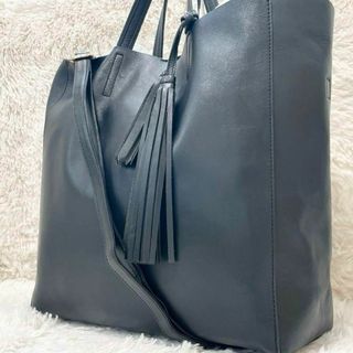 BEAUTY&YOUTH UNITED ARROWS - 【美品 A4◎】ユナイテッドアローズ トートバッグ 2way タッセル レザー黒