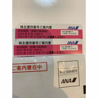 ANA(全日本空輸) - ANA 株主優待券 2枚