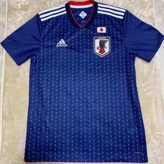 アディダス(adidas)の美品 adidas 日本代表 Tシャツ Lサイズ 2018 サッカー プラシャツ(Tシャツ/カットソー(半袖/袖なし))