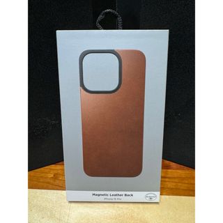 アイフォーン(iPhone)のレア！NOMAD iPhone15Pro マグネティックレザー ブラウン (iPhoneケース)