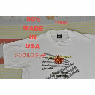 フルーツオブザルーム(FRUIT OF THE LOOM)の90’ｓ Tシャツ t14663 USA製 シングルステッチビンテージ 80(Tシャツ/カットソー(半袖/袖なし))