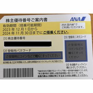 ANA 株主優待券 ～24/11/30