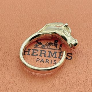 エルメス(Hermes)のHERMES エルメス　リング　シュバルホース　リング　ゴールド　7号(リング(指輪))