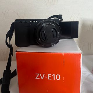 ソニー(SONY)のSONY デジタルカメラ VLOGCAM ボディ ブラック ZV-E10(B)(ミラーレス一眼)