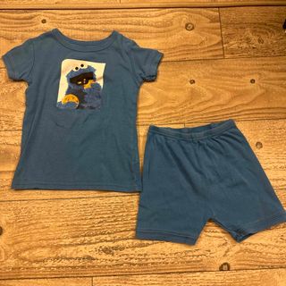 ベビーギャップ(babyGAP)のbaby GAP クッキーモンスター　セットアップ　100円(パジャマ)