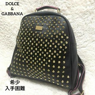 ドルチェアンドガッバーナ(DOLCE&GABBANA)の【希少・入手困難】 ドルチェアンドガッバーナ ドルガバ リュック スタッズ(リュック/バックパック)