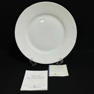 ロイヤルコペンハーゲン(ROYAL COPENHAGEN)の【未使用】ロイヤルコペンハーゲン　ホワイトエレメンツ　26cm ディナープレート(食器)