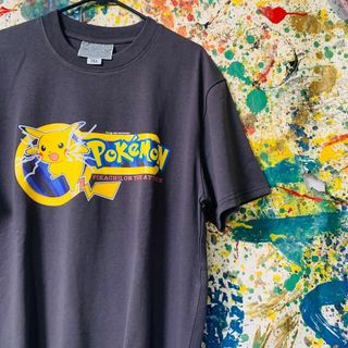 アバンギャルドレトロ ポケモン リプリント Tシャツ 半袖 メンズ 新品 個性的(Tシャツ/カットソー(半袖/袖なし))