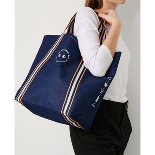 アニヤハインドマーチ(ANYA HINDMARCH)の【香港限定】アニヤハインドマーチxテイスト エコバッグ ネイビー(エコバッグ)