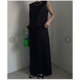 アメリヴィンテージ(Ameri VINTAGE)のI LINE CLASSIC DRESS(ロングワンピース/マキシワンピース)