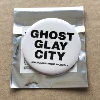 GLAY GHOST GLAY CITY 缶バッジ ホワイト(ミュージシャン)