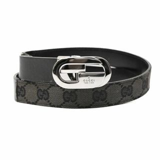 Gucci - GUCCI グッチ ベルト レザー ブラック 切替 ベルト　66cm±2.5cm