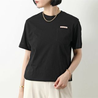 マルニ(Marni)のMARNI Kids ロゴパッチクルーネックTシャツ(Tシャツ(半袖/袖なし))