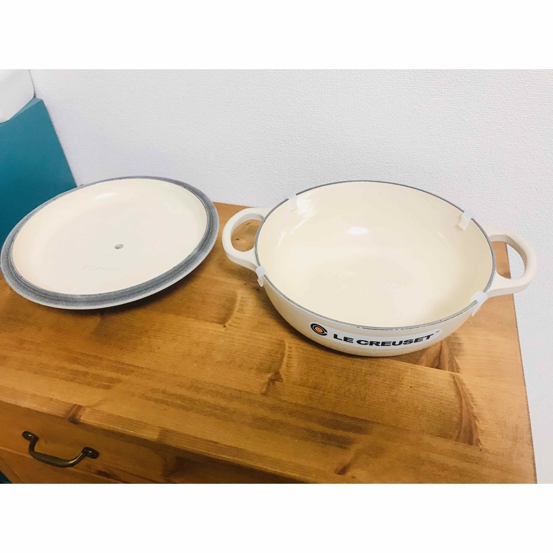 LE CREUSET - ルクルーゼ ブリオッシュ マルミットグルメ 22cmの LE CREUSET - ルクルーゼ ブリオッシュ マルミットグルメ 22cmの
