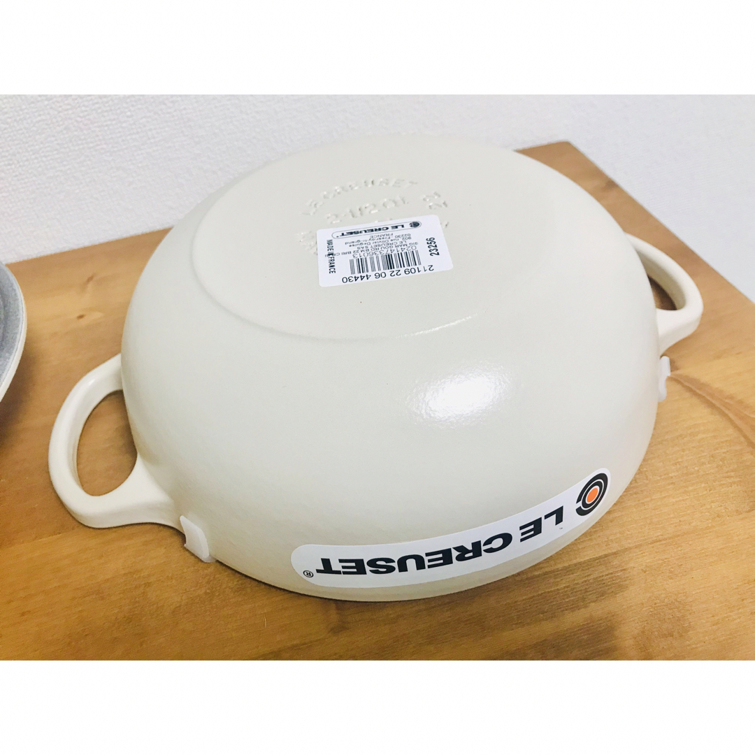LE CREUSET - ルクルーゼ ブリオッシュ マルミットグルメ 22cmの LE CREUSET - ルクルーゼ ブリオッシュ マルミットグルメ 22cmの