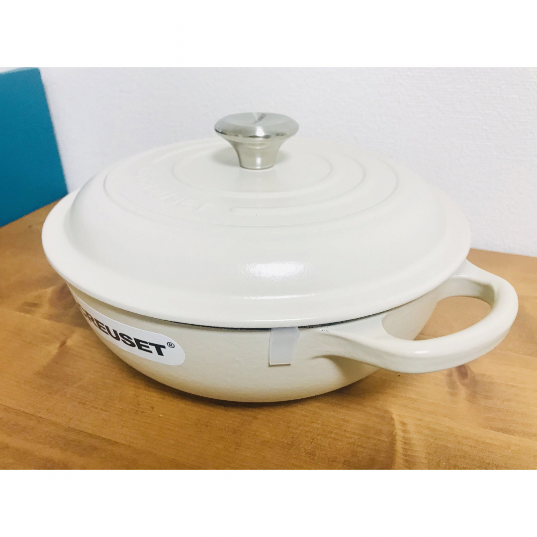 LE CREUSET - ルクルーゼ ブリオッシュ マルミットグルメ 22cmの LE CREUSET - ルクルーゼ ブリオッシュ マルミットグルメ 22cmの