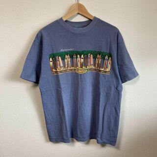 Lexington Tシャツ サーフ　プリント　ブルー　青　オーバーサイズ(Tシャツ/カットソー(半袖/袖なし))